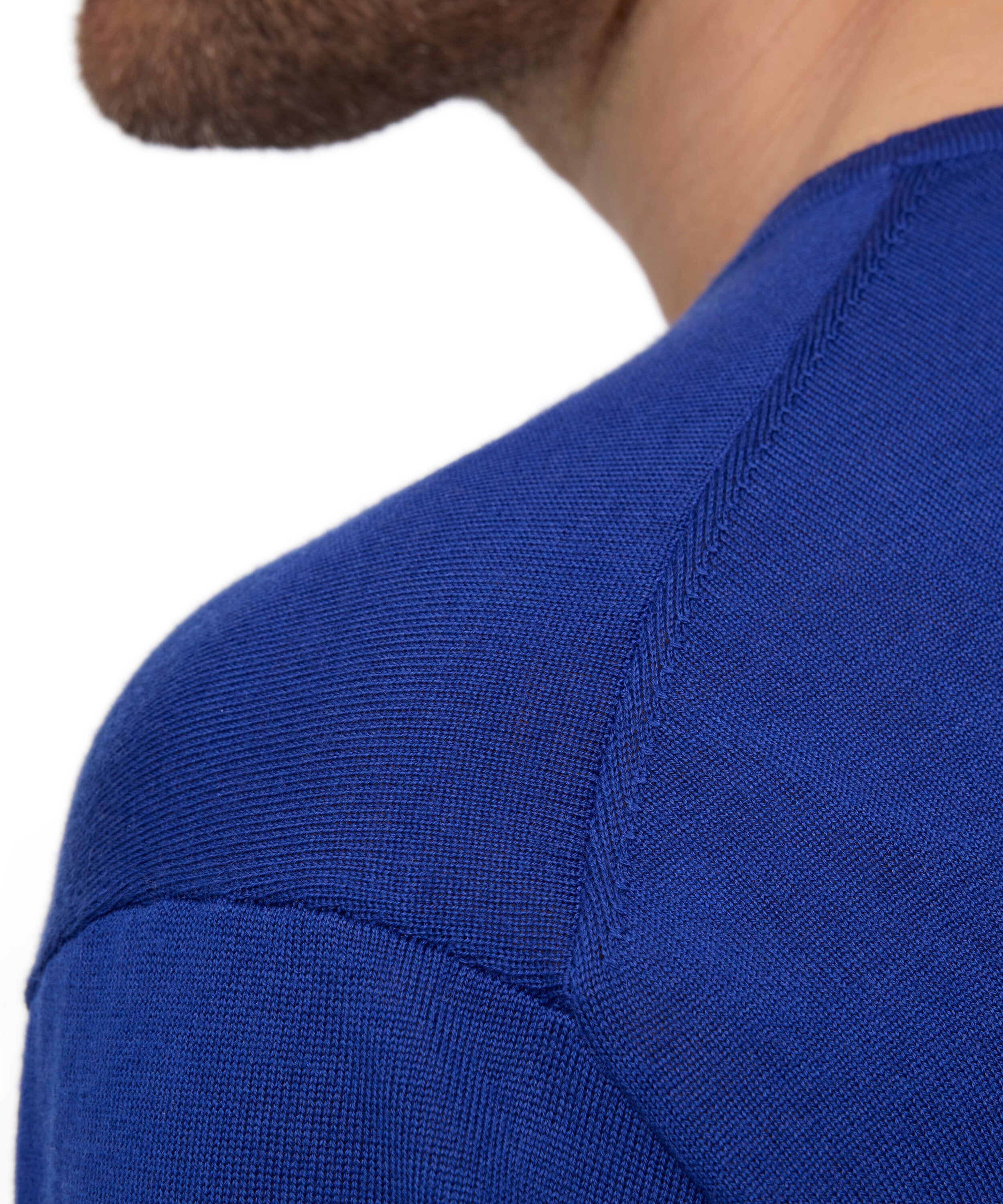 Falke Men T-Shirt Round-neck - Men - athletic blue