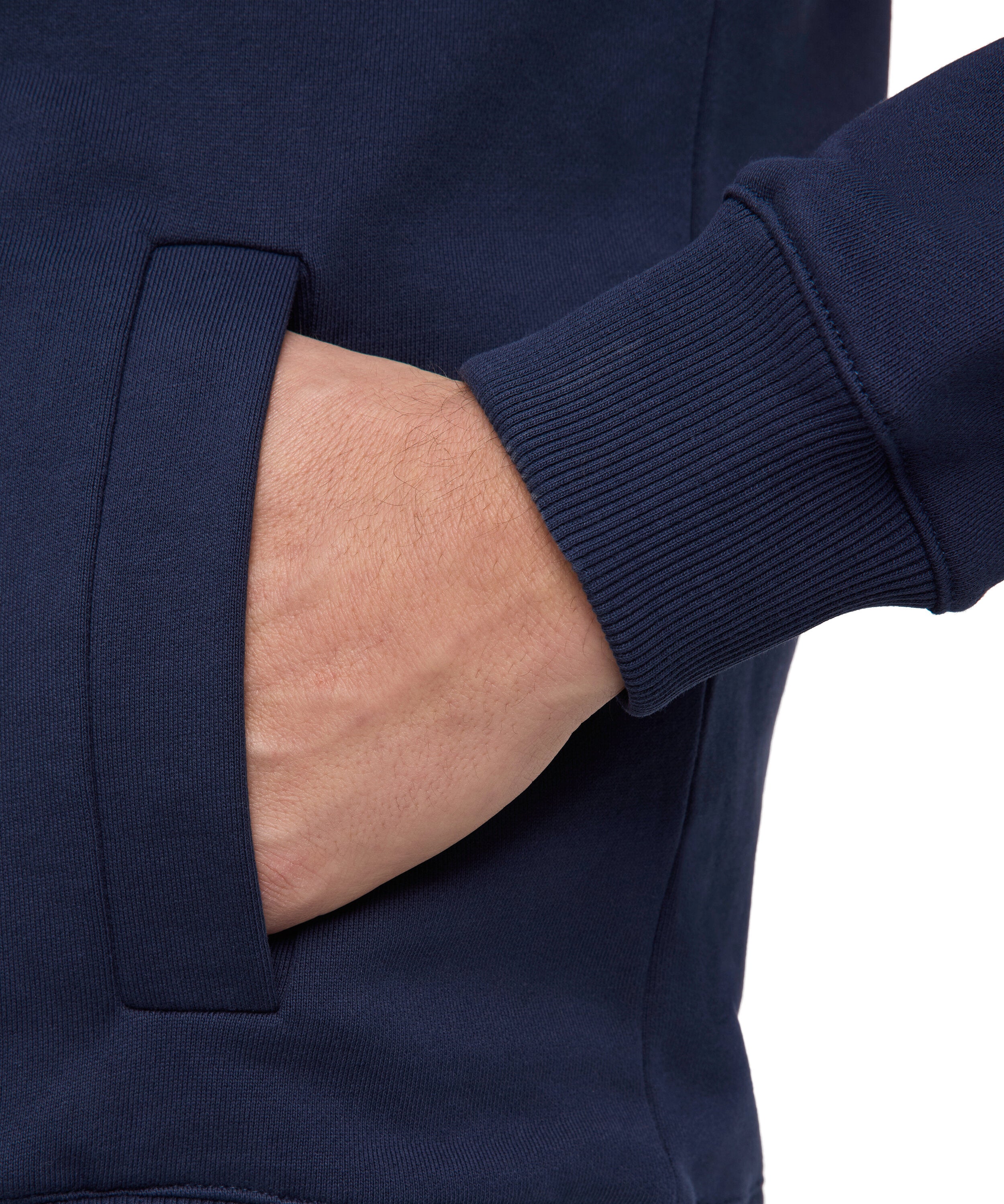 Falke Men Zip jacket Stand-up collar - Men - space blue