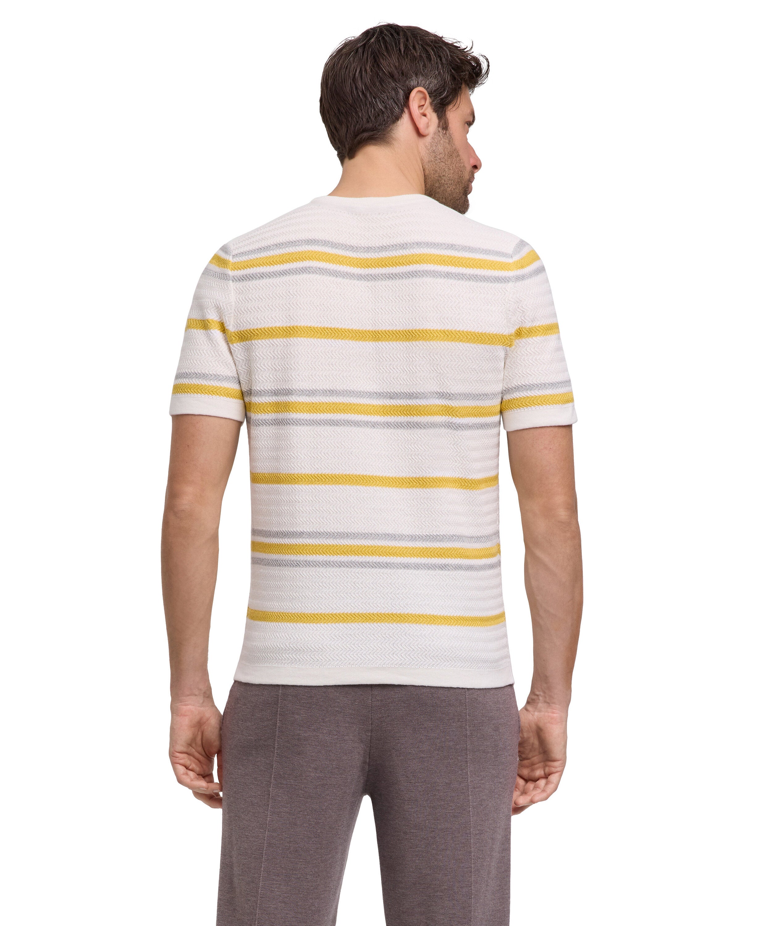 Falke Men T-Shirt Round-neck - Men - daffodil