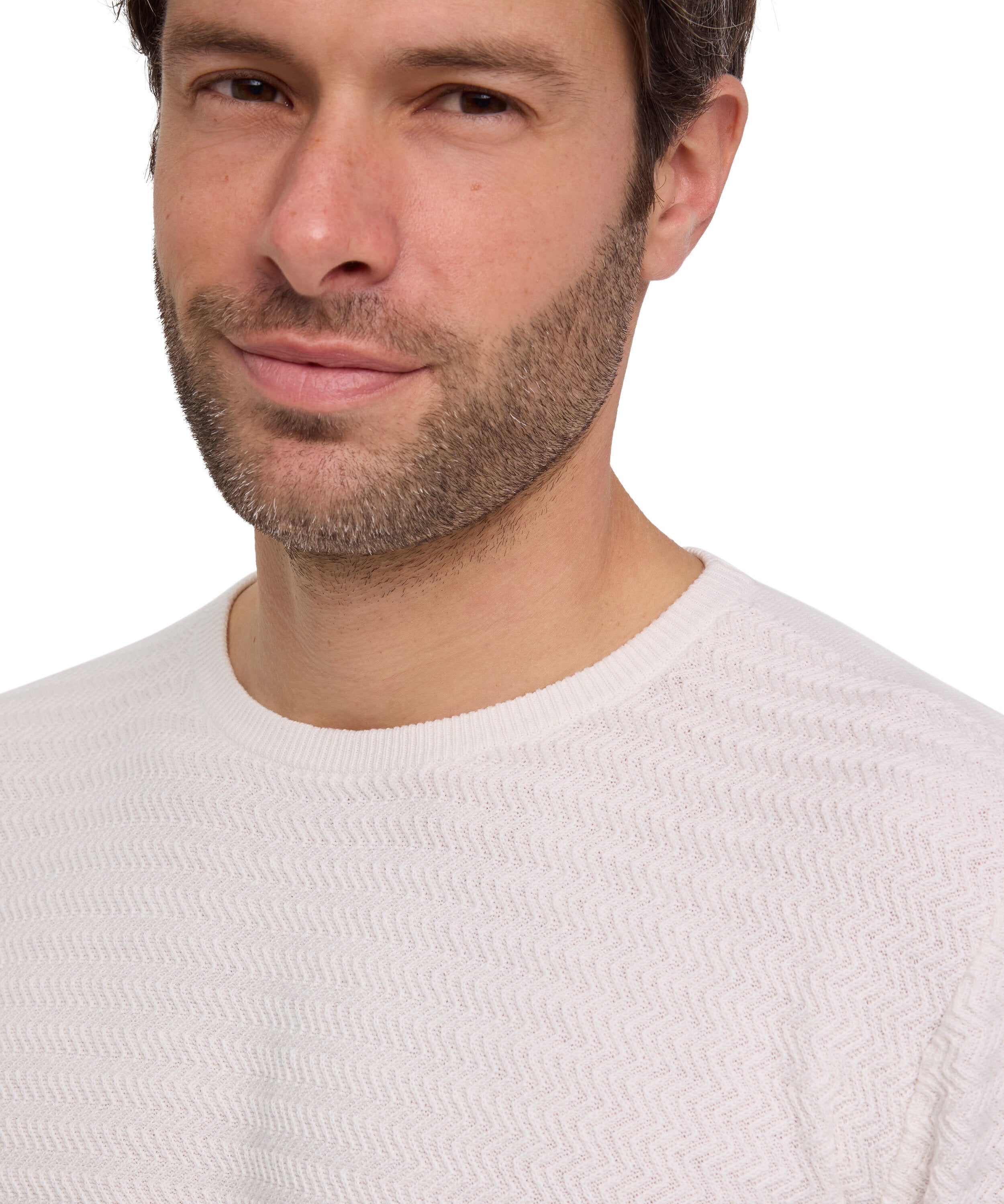 Falke Men T-Shirt Round-neck - Men - off-white