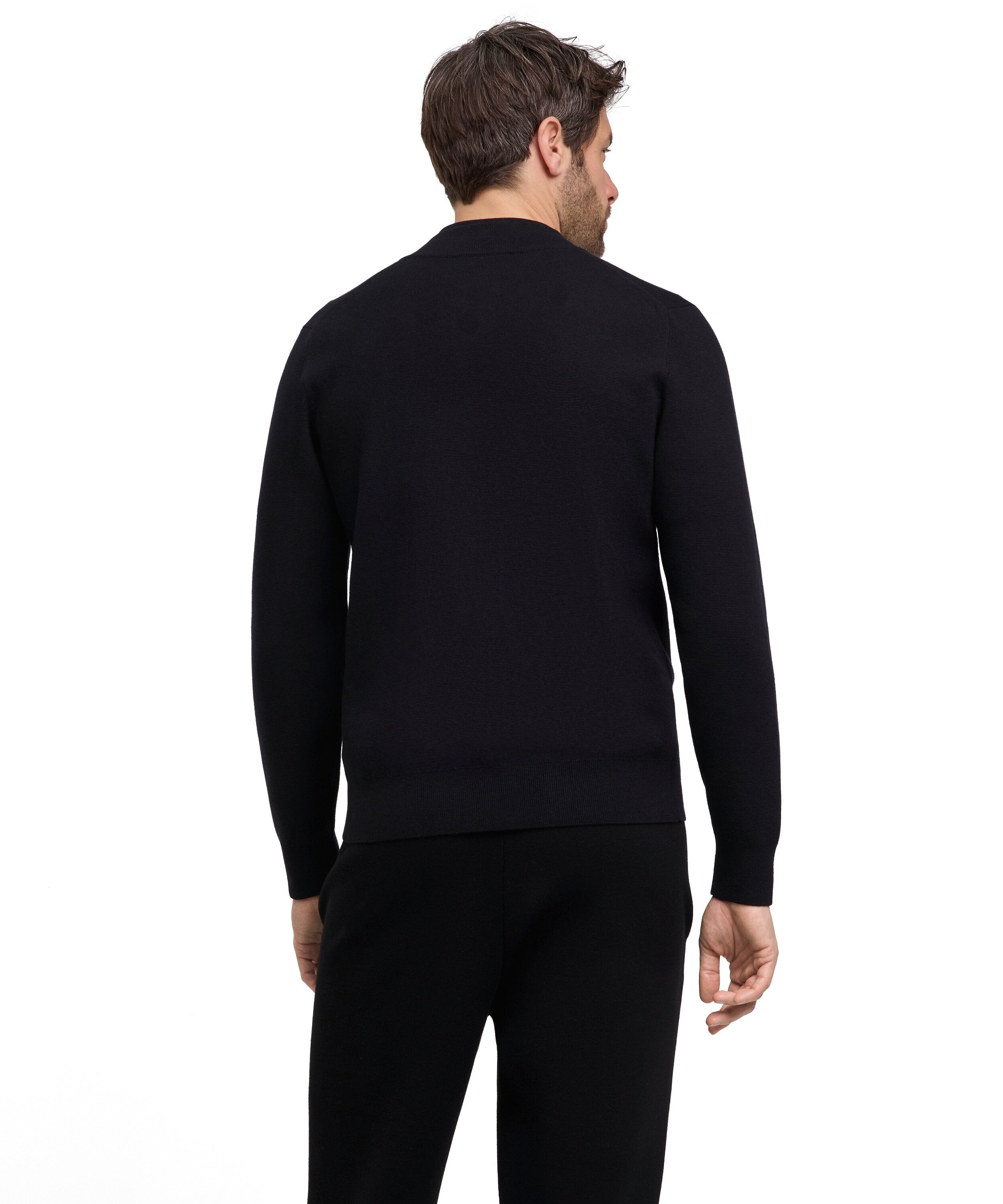 Falke Men Zip jacket Stand-up collar - Men - black