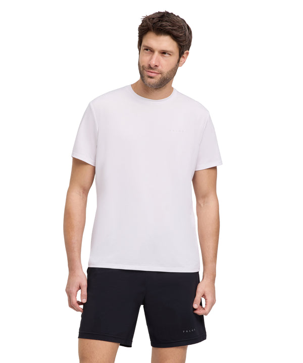 Falke Men Training T-Shirt Round-neck - Men - white